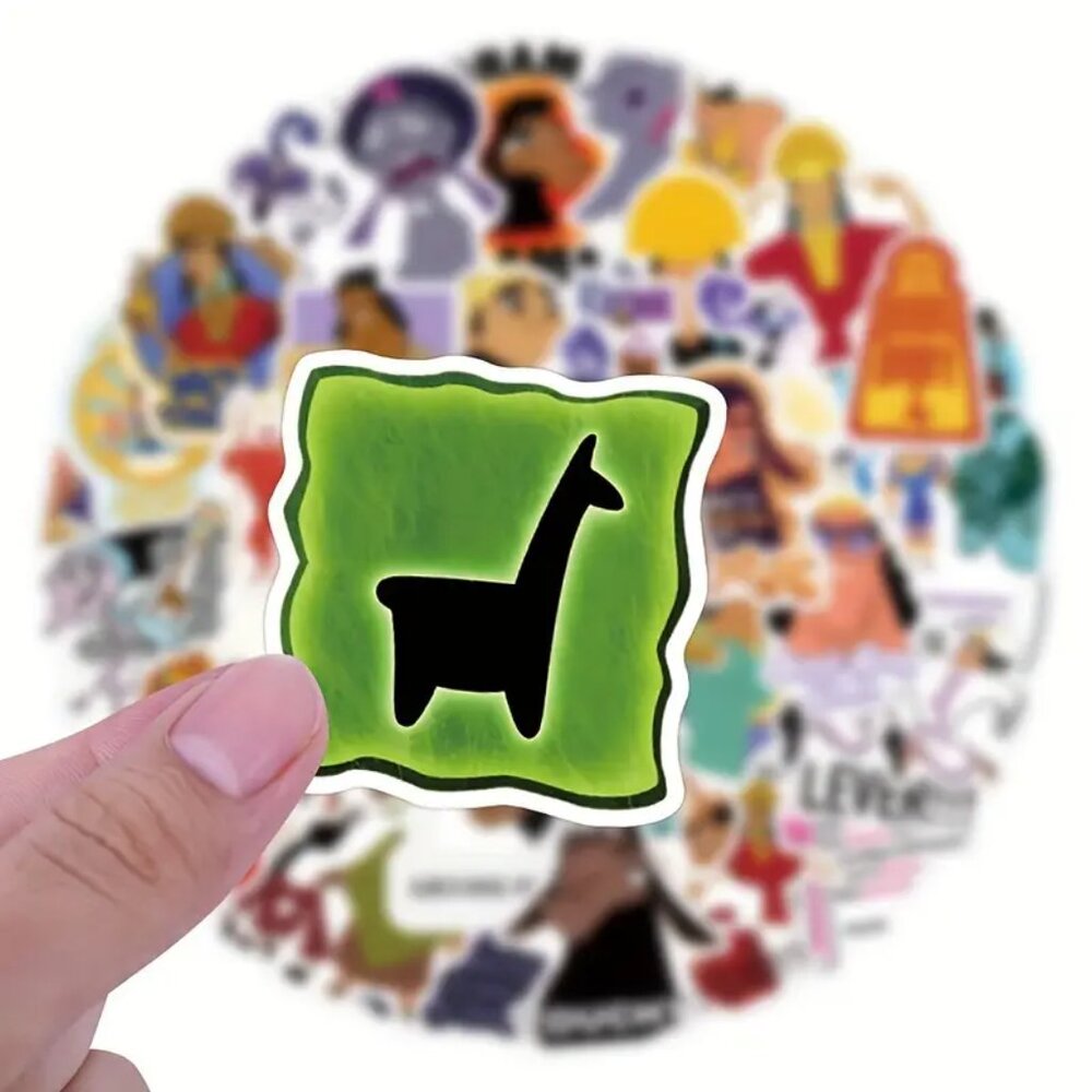 DISNEY‎ Animated Emperor’s New Groove Stickers (28 Pc) SO CUTE! - Picture 3 of 6